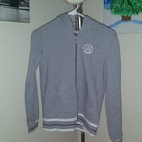 Gray converse jaket - Picture 1 of 4
